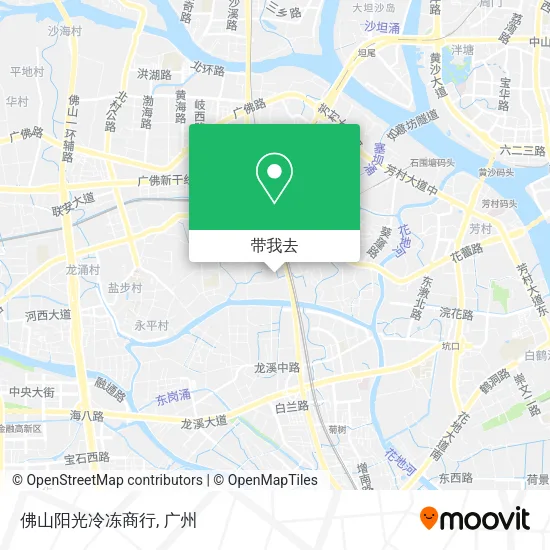 佛山阳光冷冻商行地图