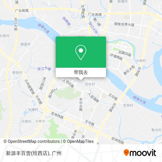 新源丰百货(坦西店)地图