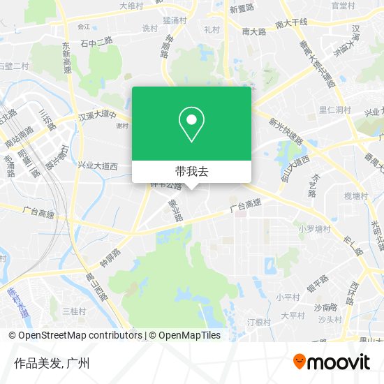 作品美发地图