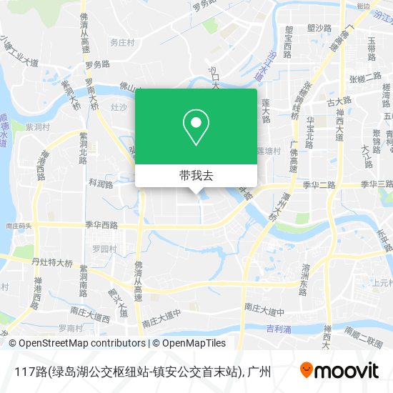 117路(绿岛湖公交枢纽站-镇安公交首末站)地图