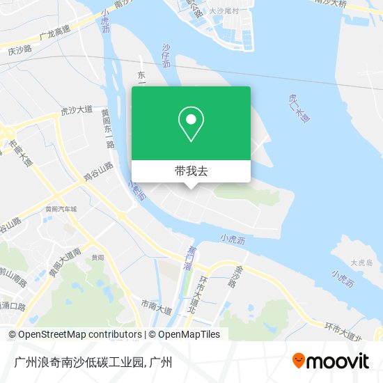 广州浪奇南沙低碳工业园地图