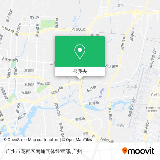 广州市花都区南通气体经营部地图