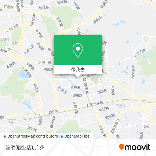 渔歌(骏业店)地图