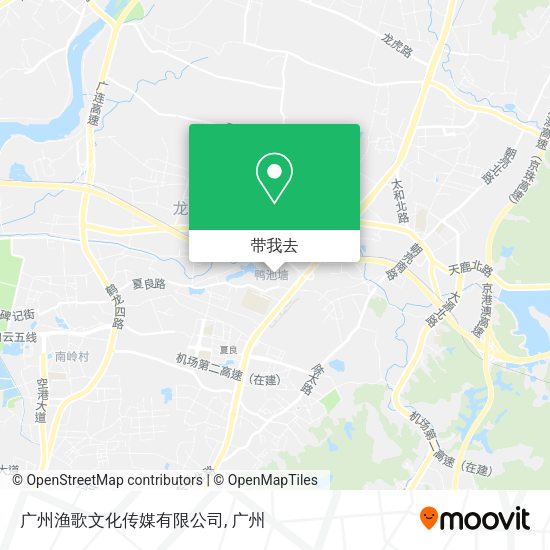 广州渔歌文化传媒有限公司地图