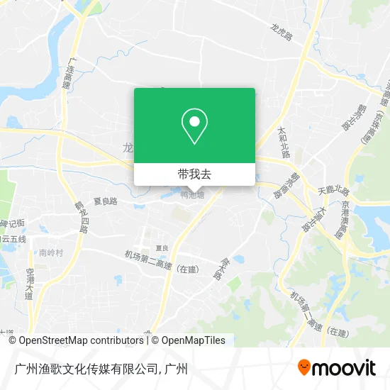 广州渔歌文化传媒有限公司地图