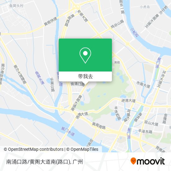 南涌口路/黄阁大道南(路口)地图