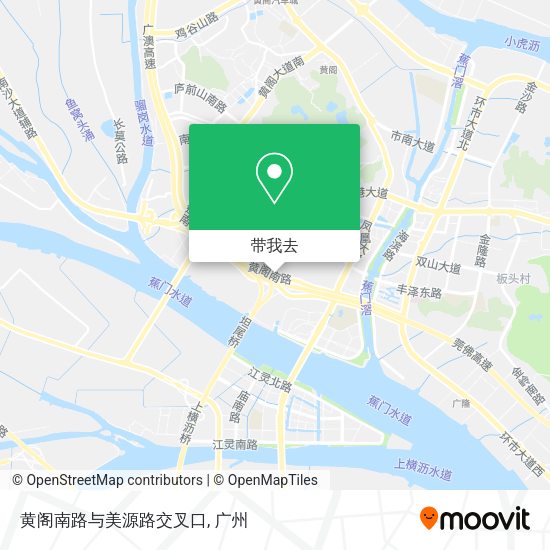黄阁南路与美源路交叉口地图