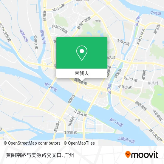 黄阁南路与美源路交叉口地图