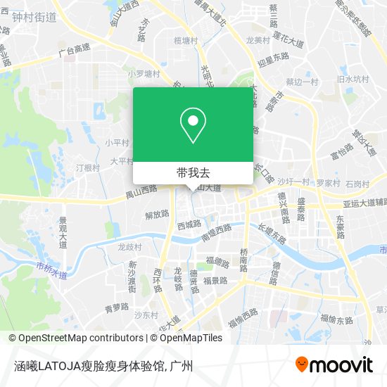 涵曦LATOJA瘦脸瘦身体验馆地图