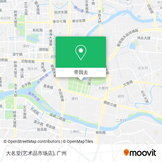 大名堂(艺术品市场店)地图