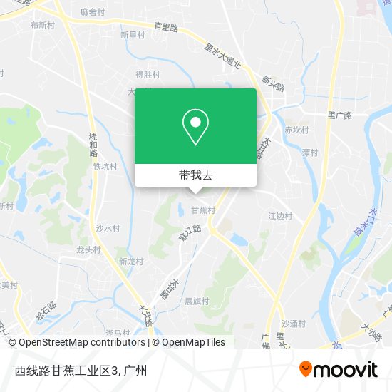 西线路甘蕉工业区3地图