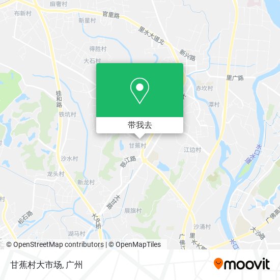 甘蕉村大市场地图