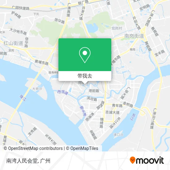 南湾人民会堂地图