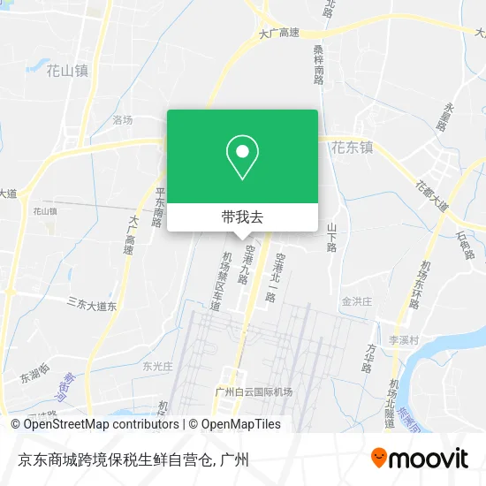 京东商城跨境保税生鲜自营仓地图