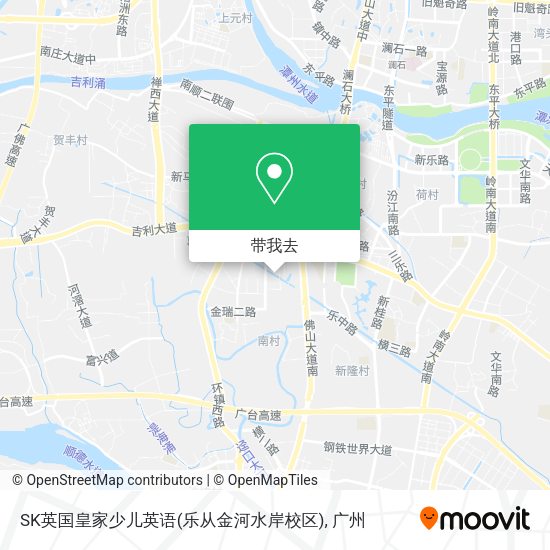 SK英国皇家少儿英语(乐从金河水岸校区)地图