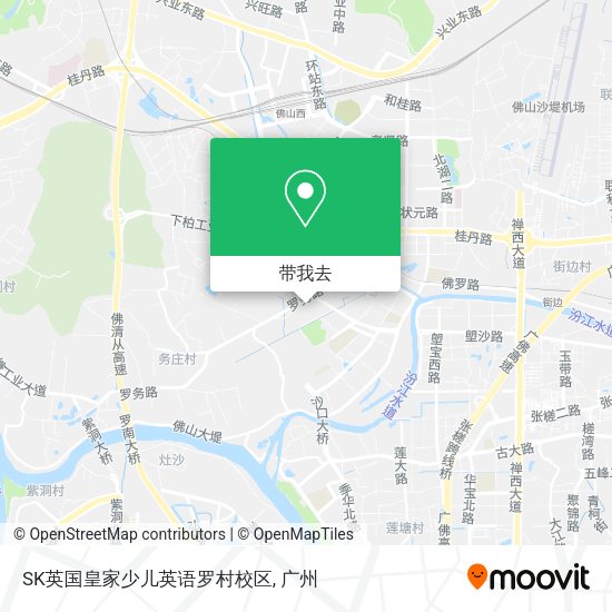 SK英国皇家少儿英语罗村校区地图