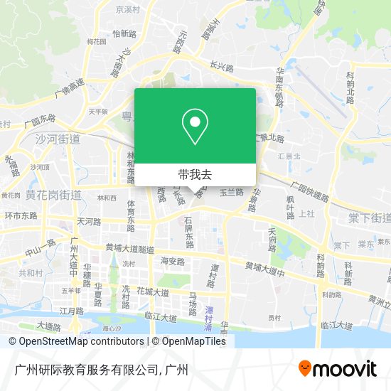 广州研际教育服务有限公司地图