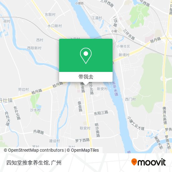 四知堂推拿养生馆地图