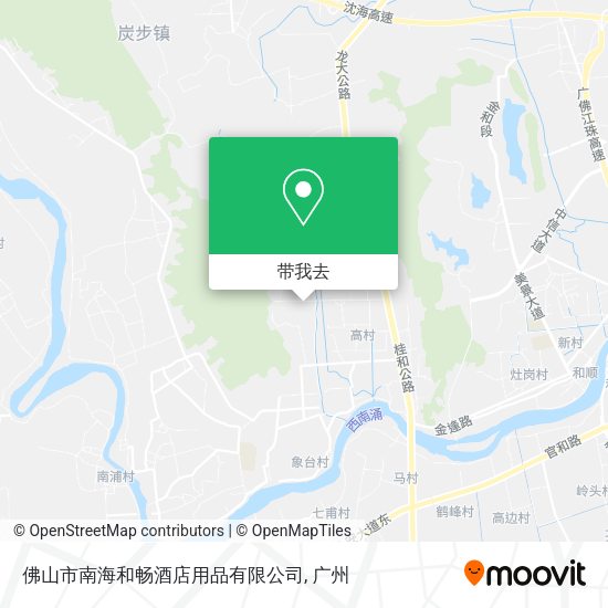 佛山市南海和畅酒店用品有限公司地图