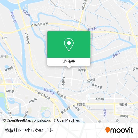 榄核社区卫生服务站地图