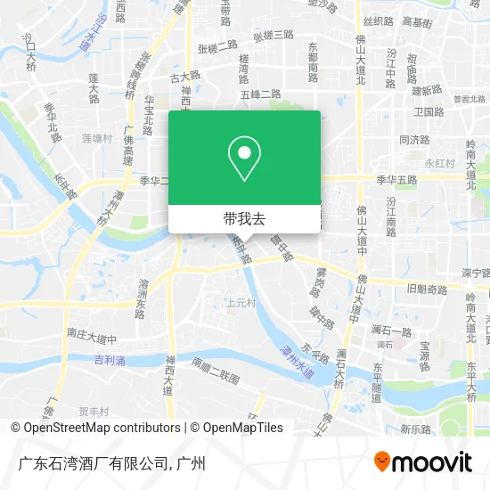 广东石湾酒厂有限公司地图