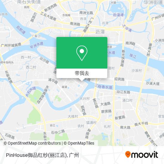 PinHouse御品红纱(丽江店)地图