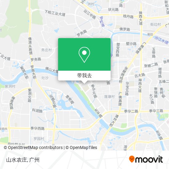 山水农庄地图