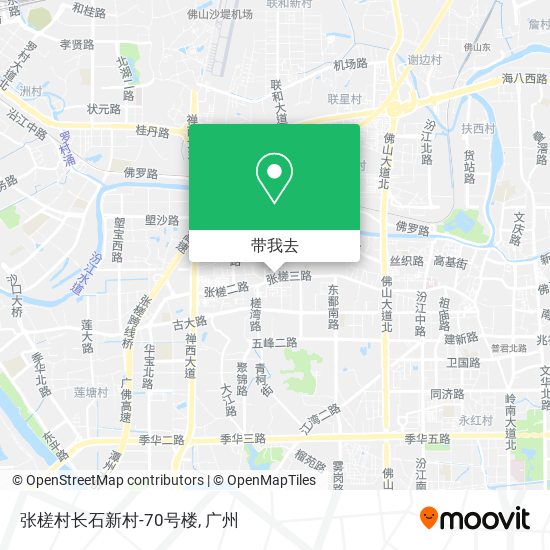 张槎村长石新村-70号楼地图