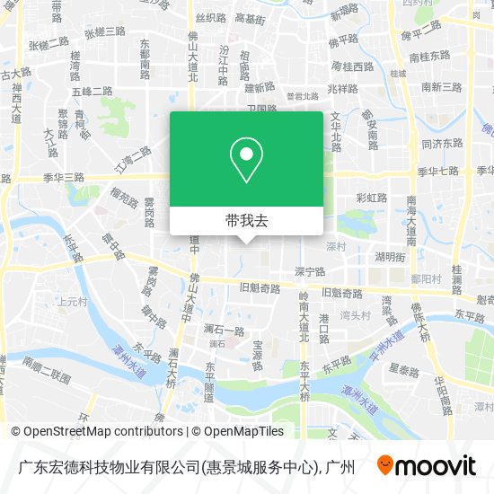 广东宏德科技物业有限公司(惠景城服务中心)地图