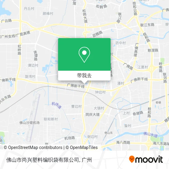 佛山市尚兴塑料编织袋有限公司地图