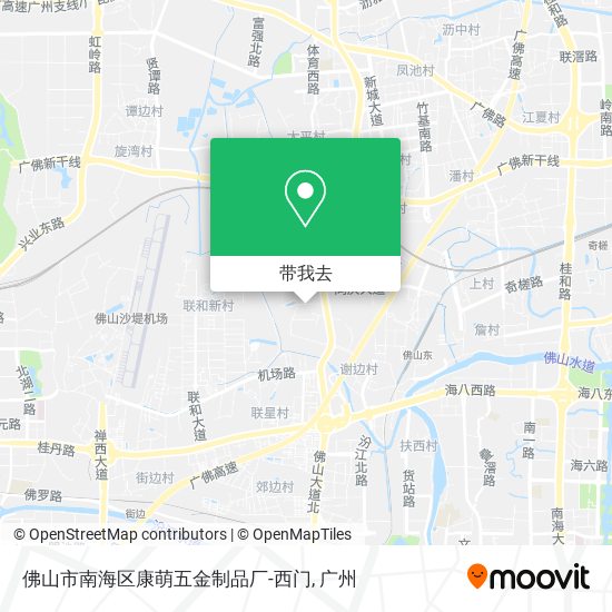 佛山市南海区康萌五金制品厂-西门地图