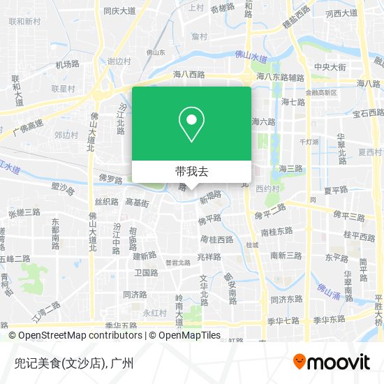 兜记美食(文沙店)地图