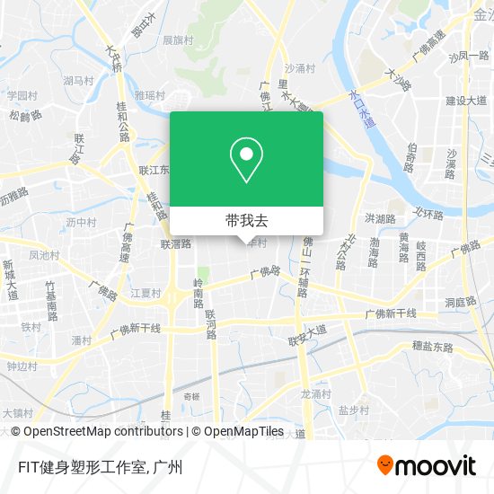 FIT健身塑形工作室地图