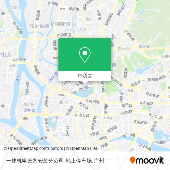 一建机电设备安装分公司-地上停车场地图