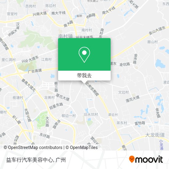 益车行汽车美容中心地图