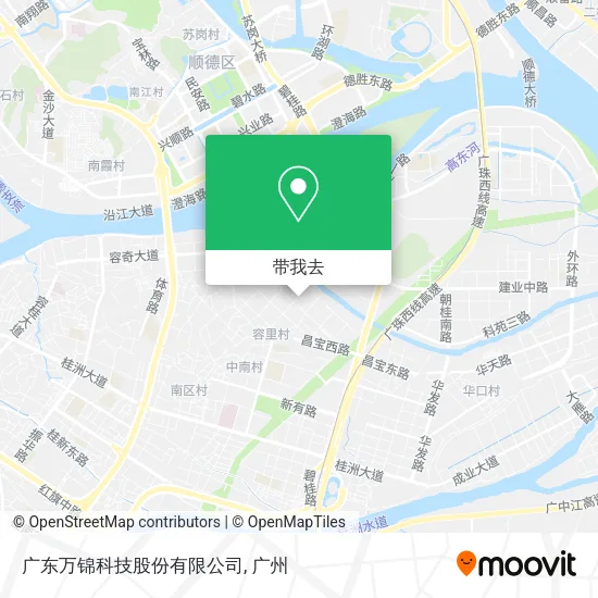 广东万锦科技股份有限公司地图