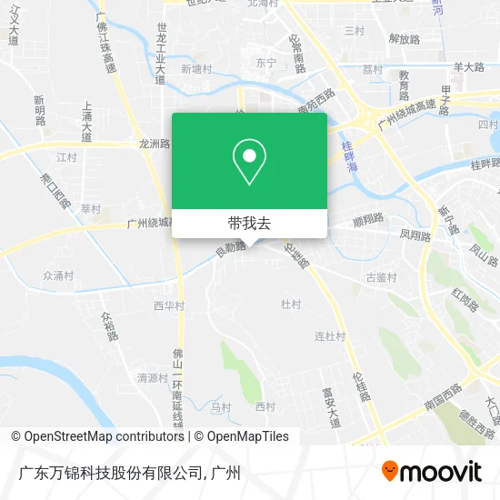 广东万锦科技股份有限公司地图