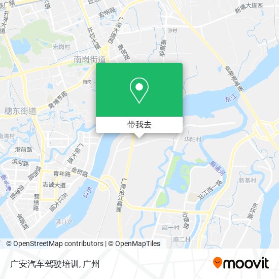 广安汽车驾驶培训地图