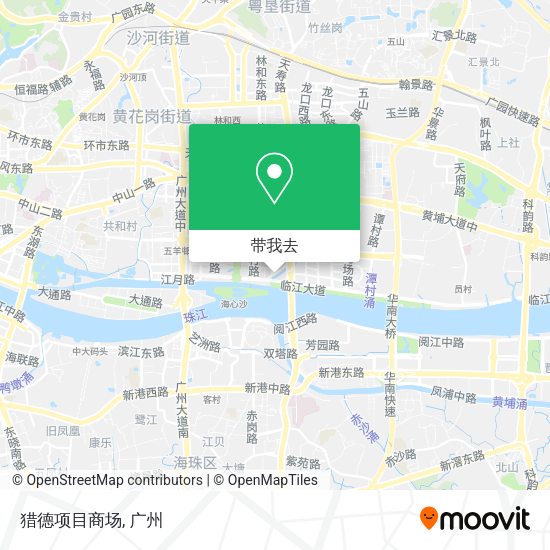 猎德项目商场地图