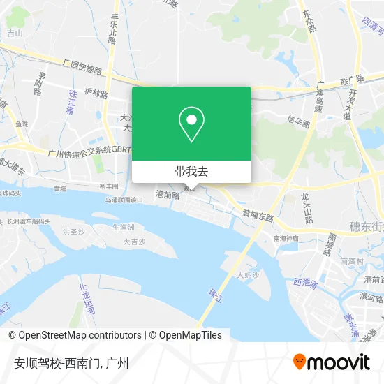 安顺驾校-西南门地图