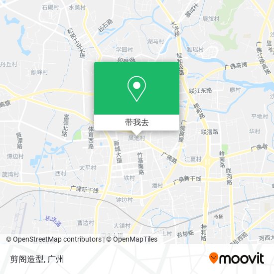 剪阁造型地图
