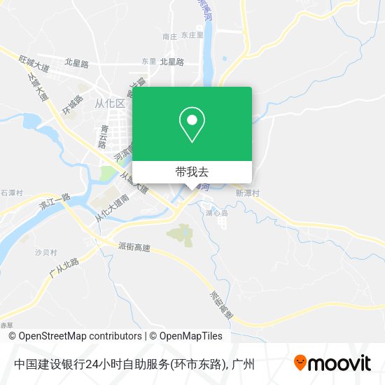 中国建设银行24小时自助服务(环市东路)地图
