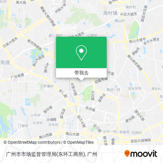 广州市市场监督管理局(东环工商所)地图