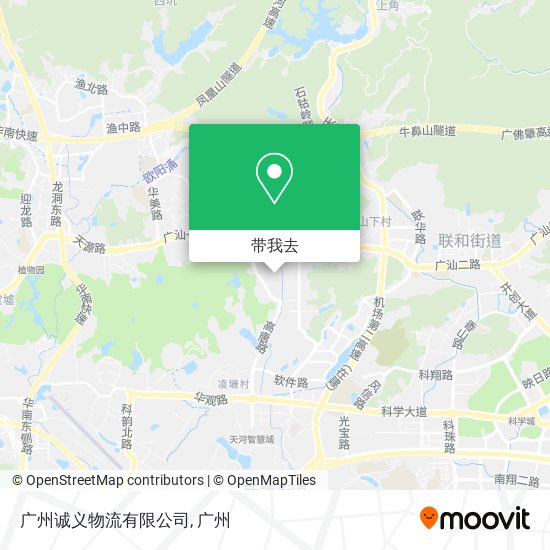 广州诚义物流有限公司地图