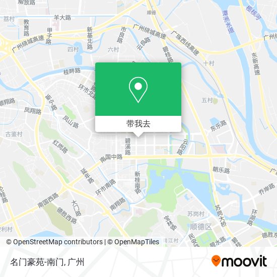名门豪苑-南门地图