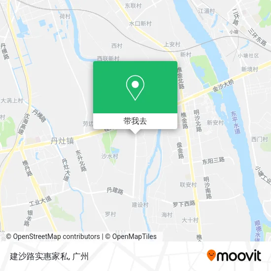 建沙路实惠家私地图