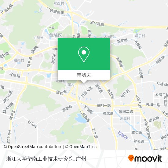 浙江大学华南工业技术研究院地图