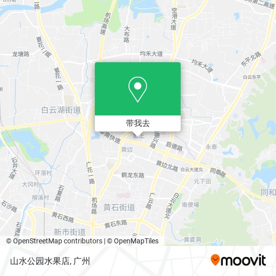 山水公园水果店地图