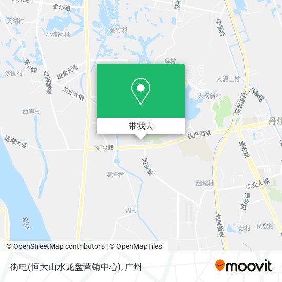 街电(恒大山水龙盘营销中心)地图