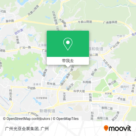 广州光亚会展集团地图